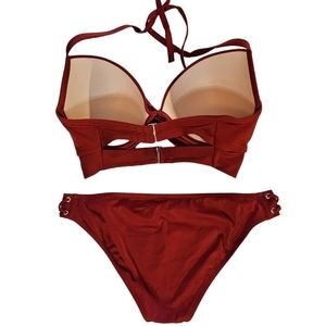 Shade & Shore bikini swimwear- 36DD Top- Large bottom